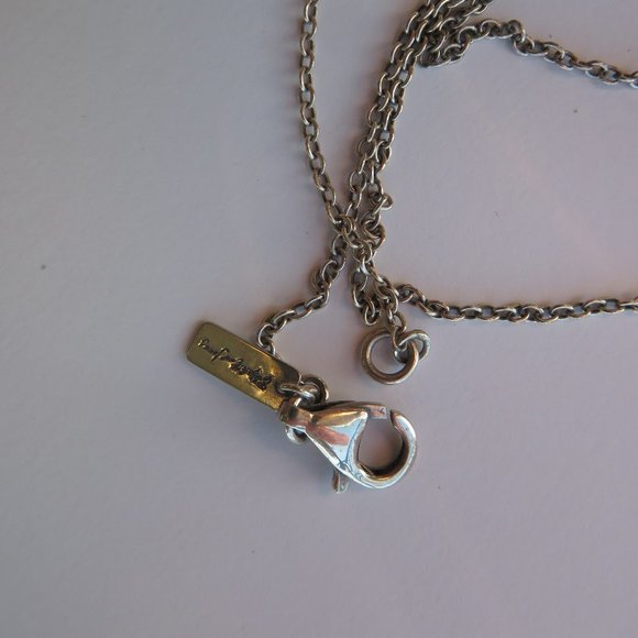 Elizabeth And James Large Mushroom Pendant On Chain Sterling Silver CZ - Picture 8 of 16